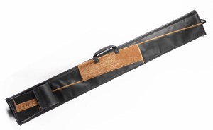 Picture of Faux Leather Lulav and Esrog Holder Fur Geometric Design Black Brown 52"
